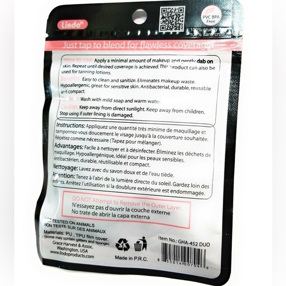 SiliJelly NWT Duo Silicone Makeup Applicator Duo - Gold & Pink - Picture 3 of 3